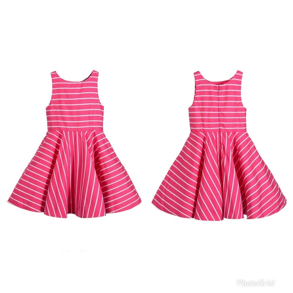 Ralph Lauren Girls Striped Sleeveless Party Dress